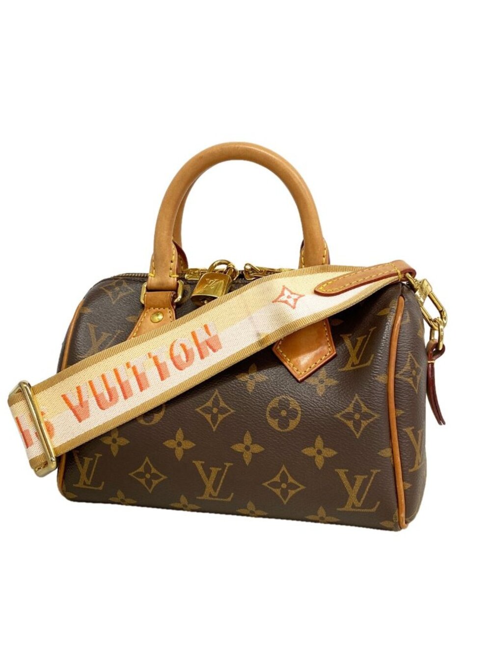 Louis Vuitton Handbag Monogram Speedy Bandouliere 20 Brown 2-Way Bag